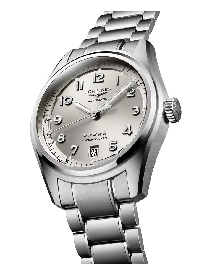Женские автоматические часы Swiss Automatic Spirit Chronometer на стальном браслете, 37 мм Longines — изображение 3 из 4