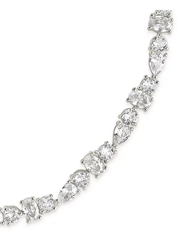 Теннисный браслет Билли с кубическим цирконием Sterling Forever — изображение 2 из 3, оттенок серебряный