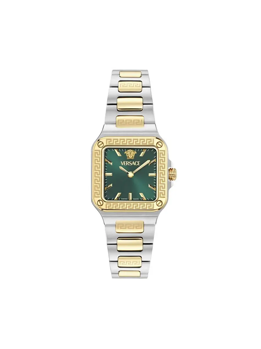 Женские часы Greca Edge Two Tone Bracelet Versace — изображение 1 из 4, оттенок мульти