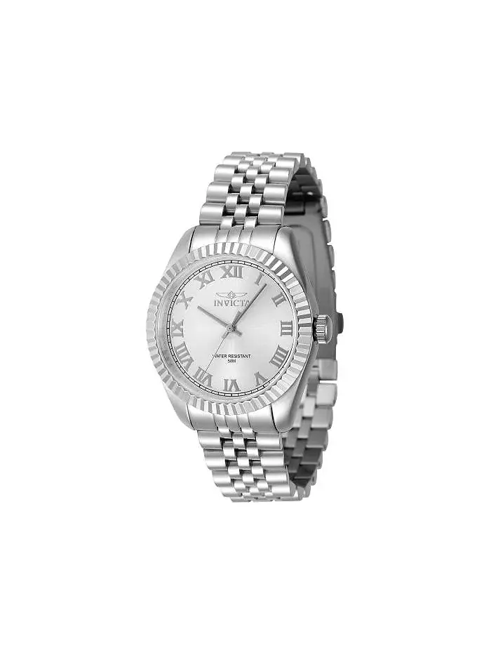Женские часы 47409 Specialty Quartz с серебристым циферблатом и тремя стрелками Invicta