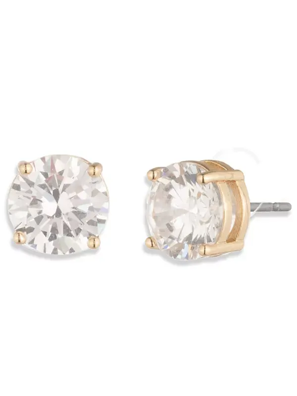 Серьги-Гвоздики с кубическим цирконием Lauren Ralph Lauren — изображение 1 из 1, оттенок золото