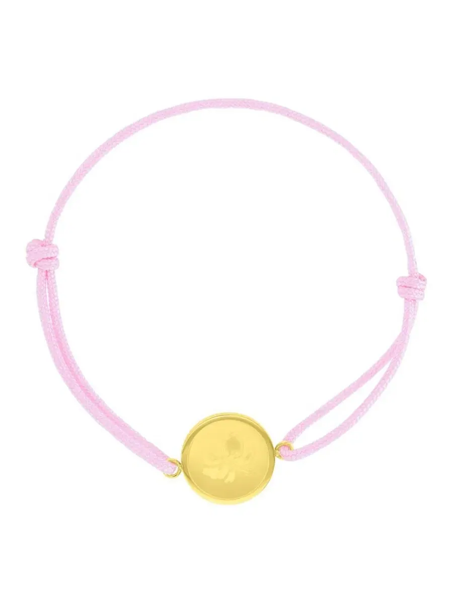 Браслет регулируемый с подвеской Hibiscus Roxy