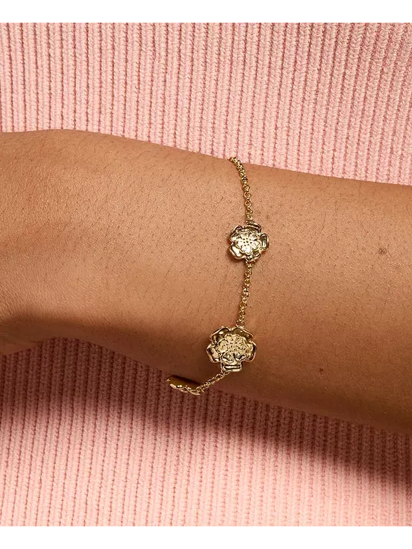 Женский позолоченный браслет в стиле Тюдор Olivia Burton — изображение 4 из 4, оттенок золотистый