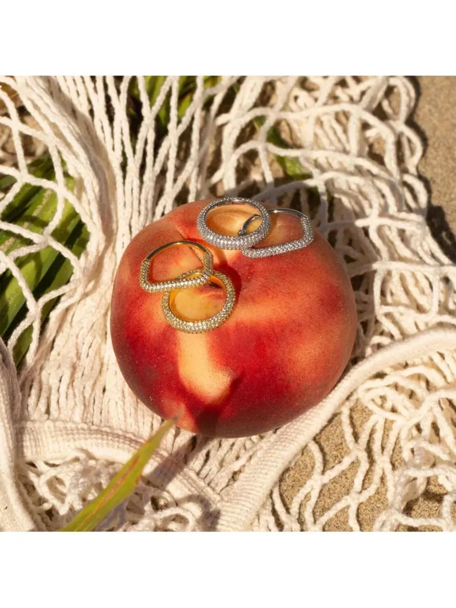 Кольцо-печатка с фактурным дизайном, модель Alamoana Bearfruit Jewelry — изображение 3 из 3, оттенок золотистый