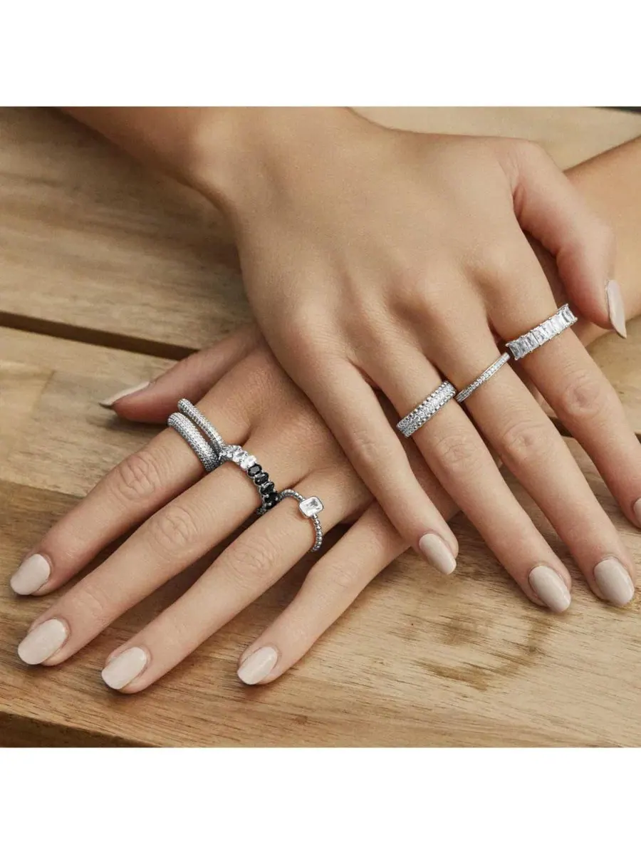 Кольцо Alamoana Dainty Sculpted Ring Bearfruit Jewelry — изображение 2 из 3, оттенок серебристый