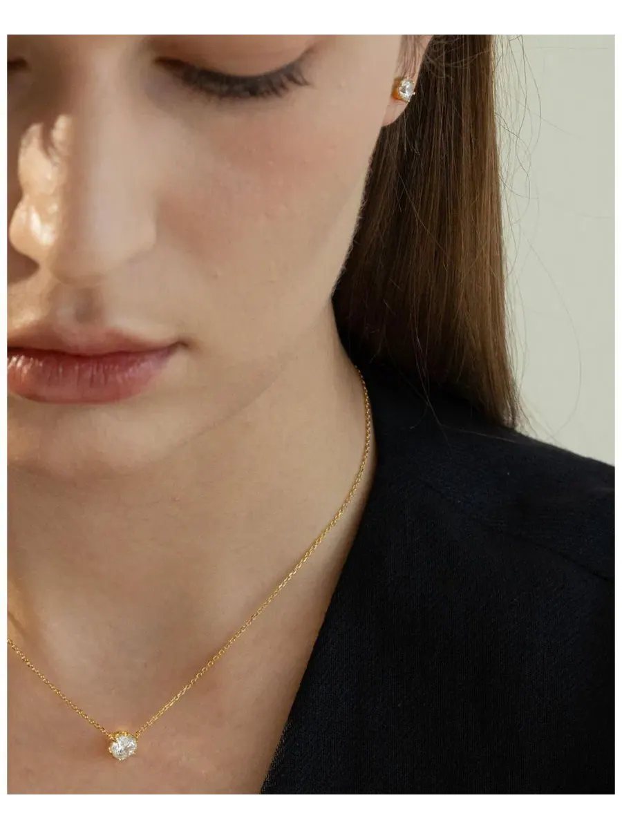Комплект украшений с кристаллами Estelle Bearfruit Jewelry — изображение 5 из 7, оттенок золото