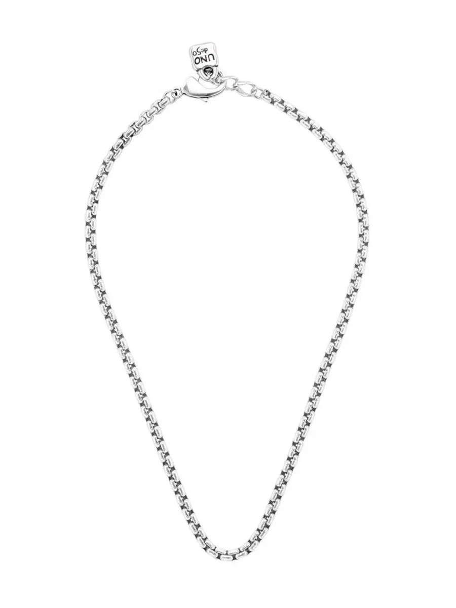 Серебряное ожерелье с замком Unode50 — изображение 1 из 3, оттенок серебряный