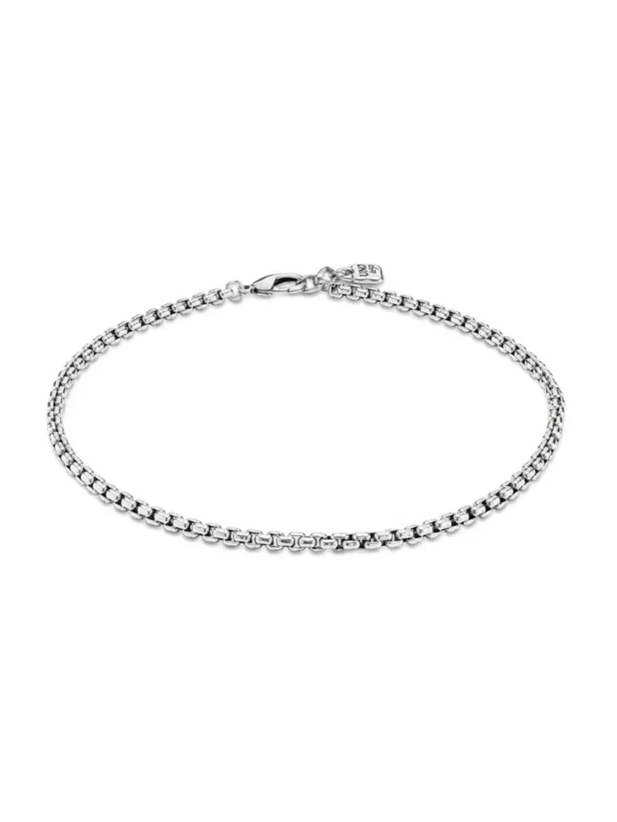 Серебряное ожерелье с замком Unode50 — изображение 2 из 3, оттенок серебряный