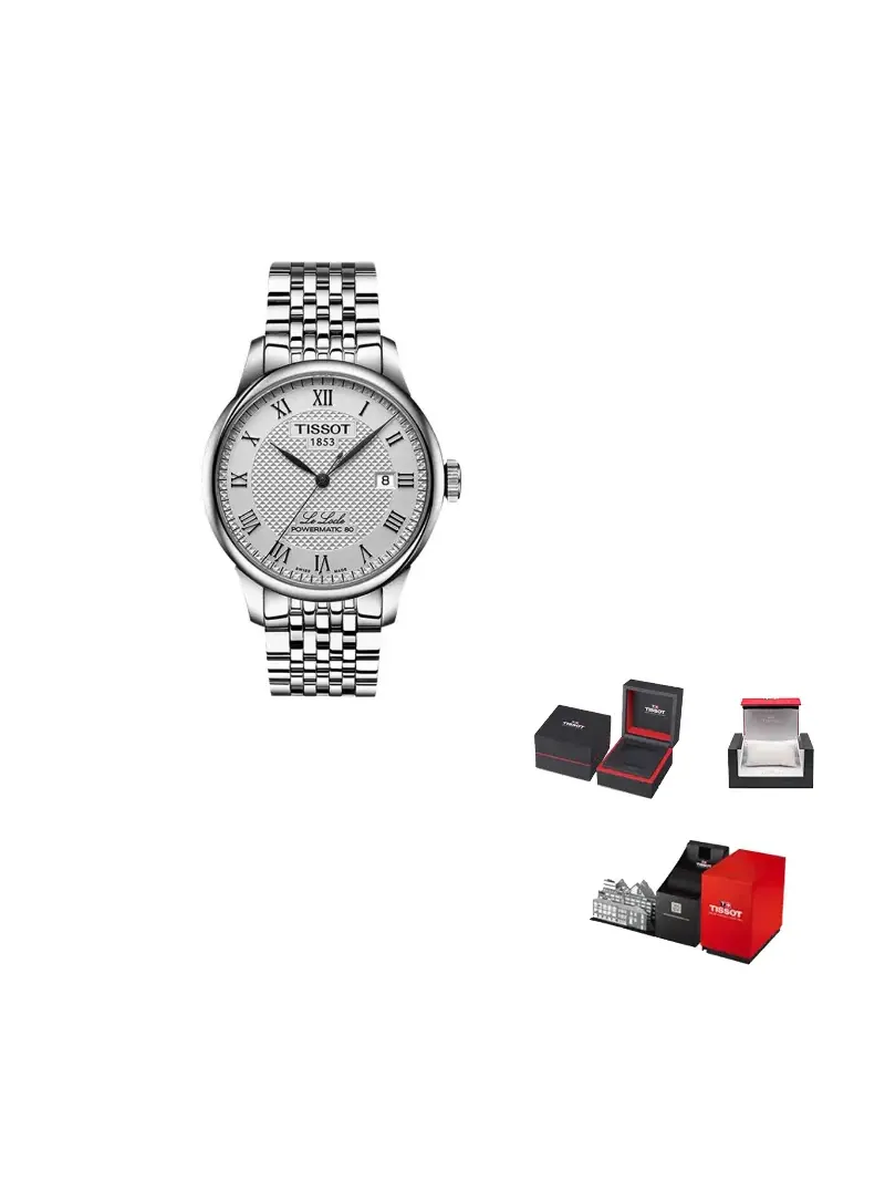 Tissot Le Locle: Серебристые часы с автоматическим механизмом — изображение 2 из 2, оттенок серебристый