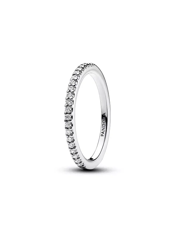 Кольцо с кубическим цирконием Pandora — изображение 1 из 3, оттенок прозрачный