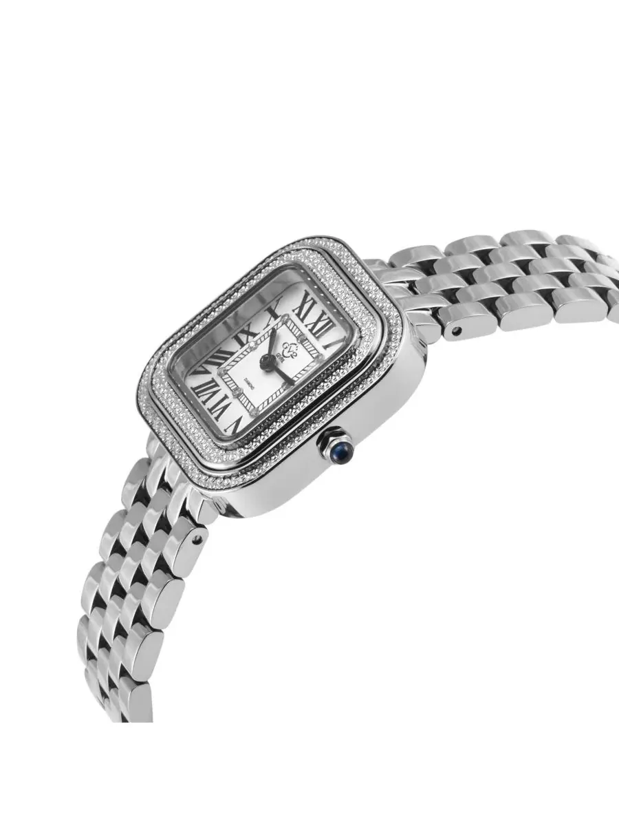 Женские часы Arezzo Swiss Quartz Diamond Hand made Italian leather Strap GV2 by Gevril — изображение 2 из 3