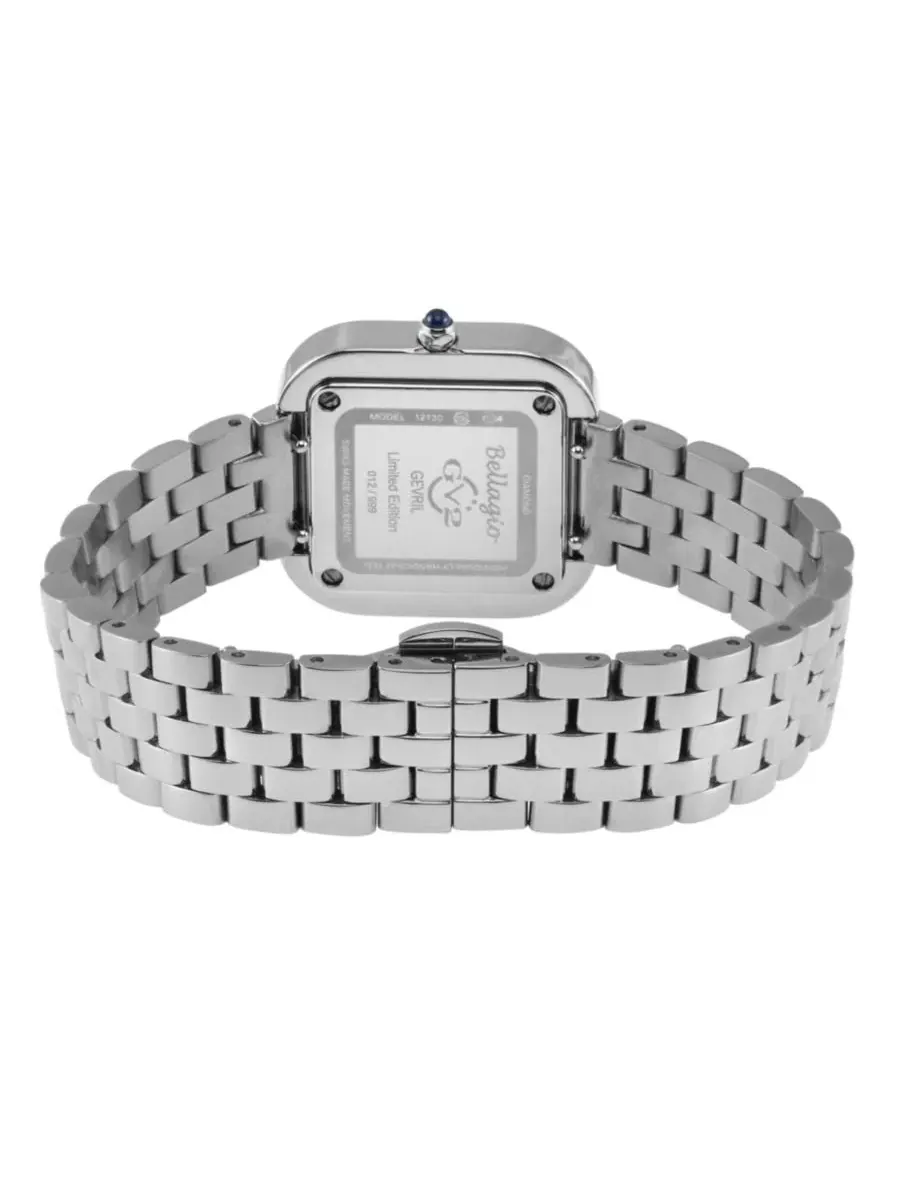 Женские часы Arezzo Swiss Quartz Diamond Hand made Italian leather Strap GV2 by Gevril — изображение 3 из 3
