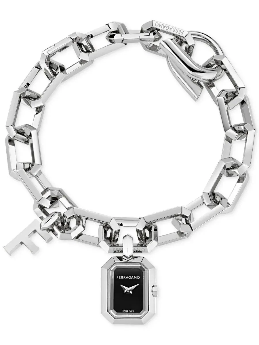 Женские часы Charm с браслетом из нержавеющей стали, 17 мм Ferragamo