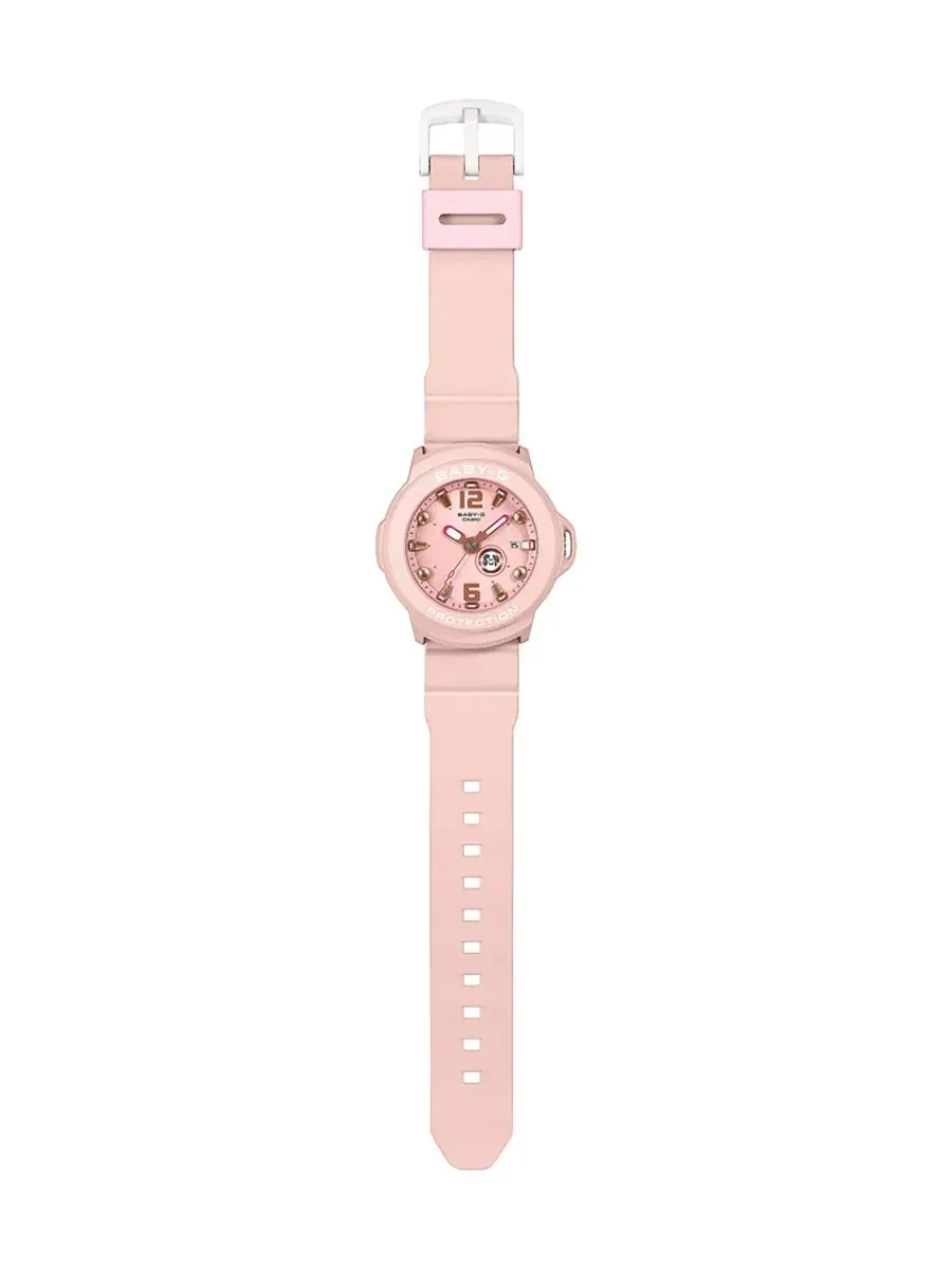 Женские часы Baby-G с аналоговым циферблатом, 42,4 мм G-Shock — изображение 4 из 6, оттенок розовый