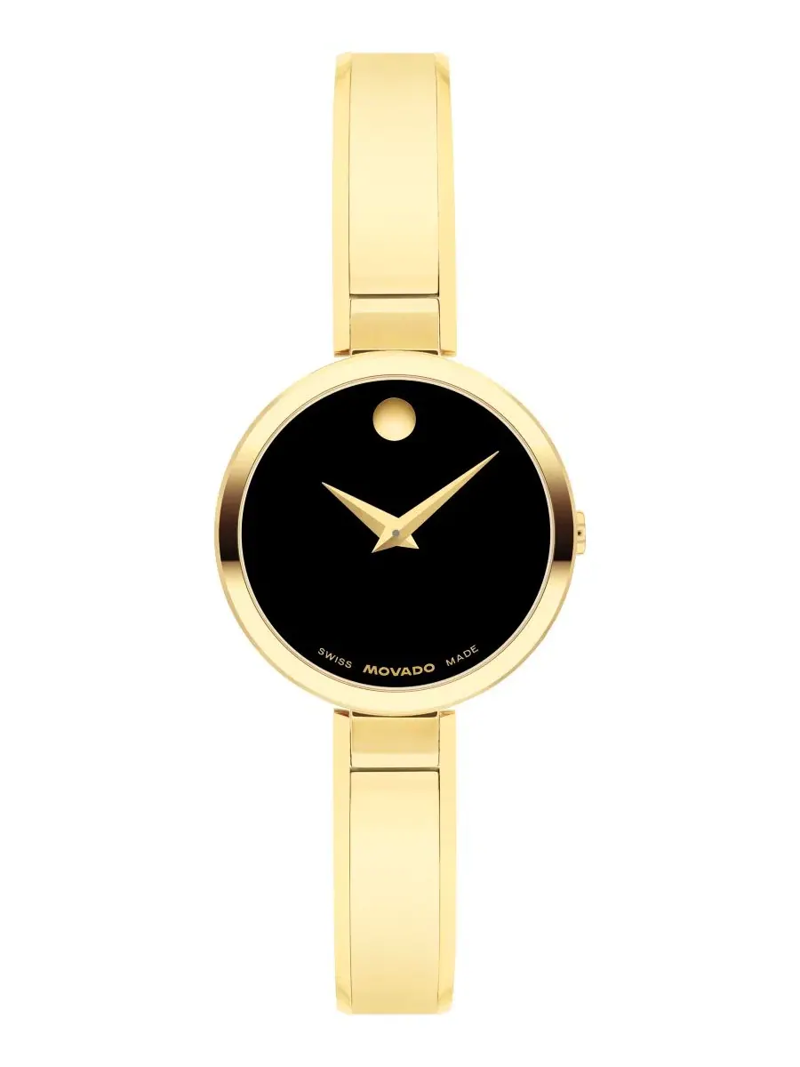 Женские часы Moda Swiss Quartz Light Yellow PVD Steel, 24 мм Movado — изображение 1 из 3, оттенок золото