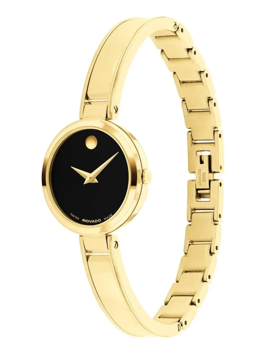Женские часы Moda Swiss Quartz Light Yellow PVD Steel, 24 мм Movado — изображение 2 из 3, оттенок золото
