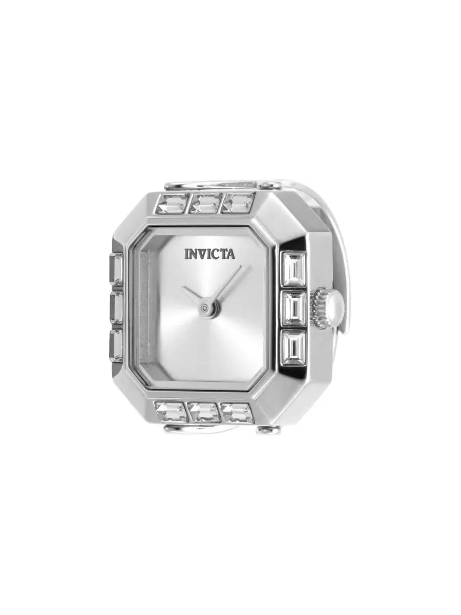 Женские часы Invicta Angel, Mini Quartz, 2 Hand Dial, Ring Watch, 21,5 мм — изображение 1 из 3, оттенок серебристый