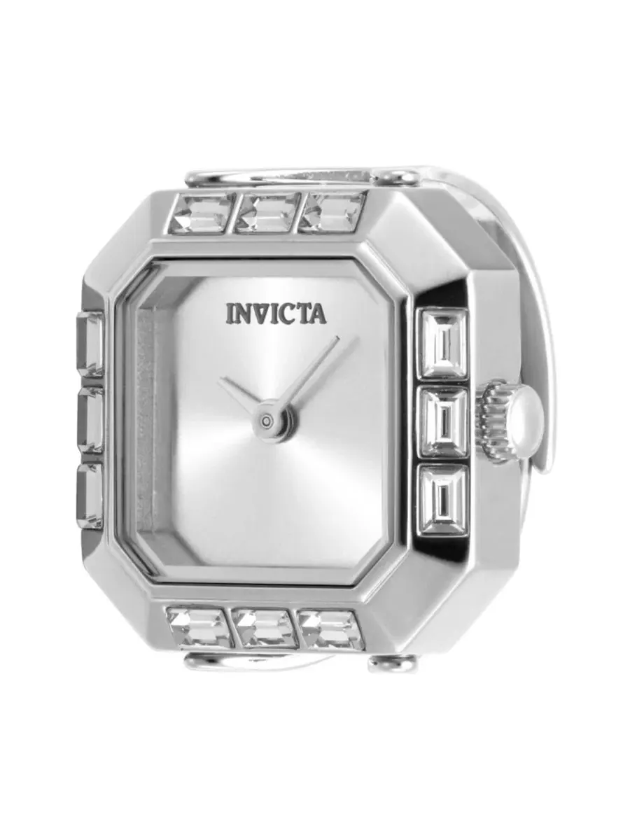 Женские часы Invicta Angel, Mini Quartz, 2 Hand Dial, Ring Watch, 21,5 мм — изображение 2 из 3, оттенок серебристый