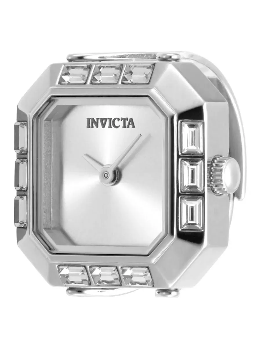 Женские часы Invicta Angel, Mini Quartz, 2 Hand Dial, Ring Watch, 21,5 мм — изображение 3 из 3, оттенок серебристый