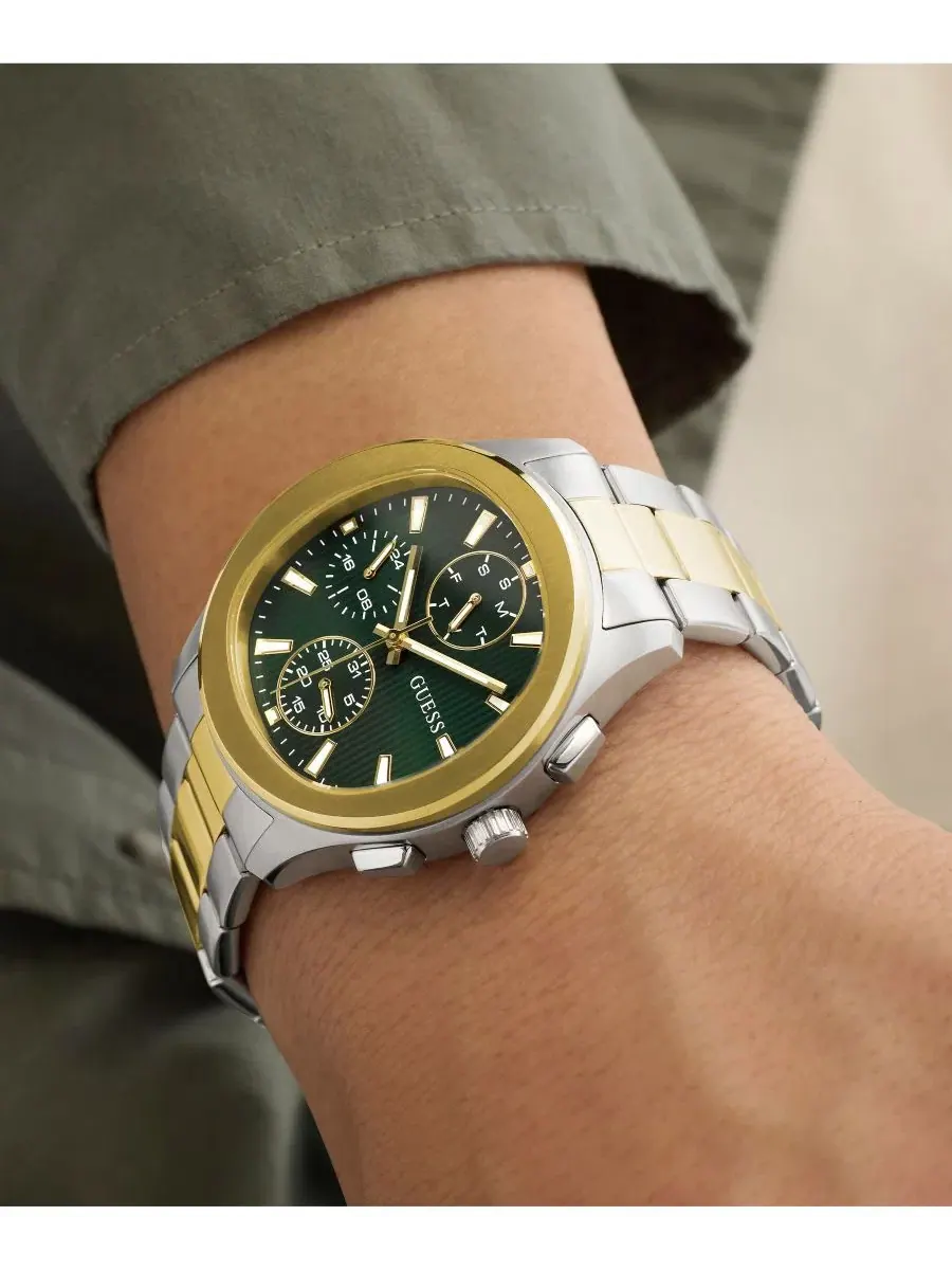 Мужские часы с хронографом, 40 мм GUESS — изображение 5 из 8, оттенок мульти