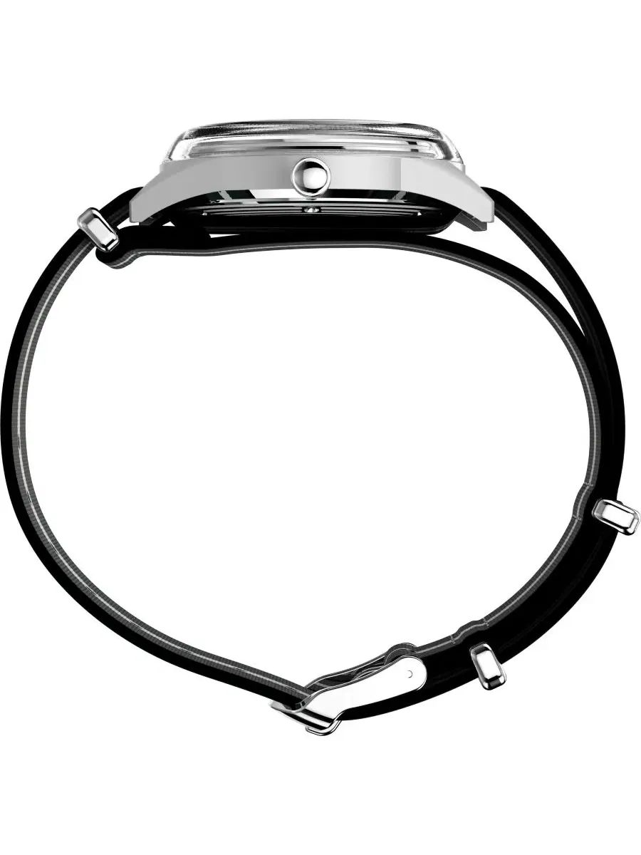 Мужские кварцевые аналоговые часы с зеленым тканевым корпусом, 38 мм Timex — изображение 2 из 7, оттенок зеленый