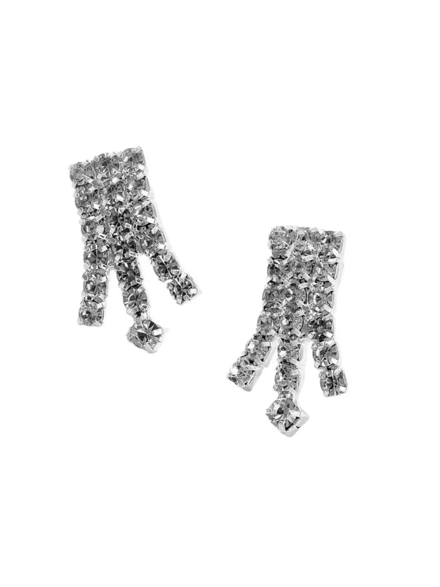 Ювелирный набор с камнями Silver Plated Stone Jewellery Set SOHI — изображение 6 из 7, оттенок серебряный