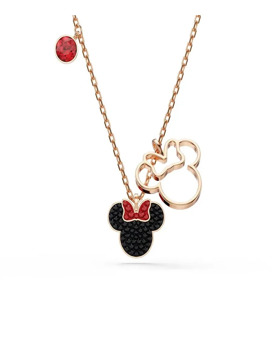 Подвеска с кристаллами и мотивом Минни Маус Swarovski — изображение 1 из 5, оттенок черный