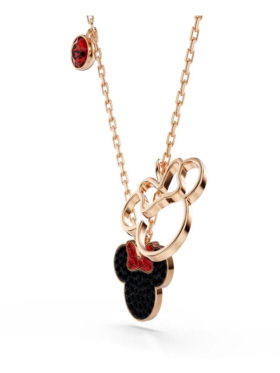 Подвеска с кристаллами и мотивом Минни Маус Swarovski — изображение 3 из 5, оттенок черный