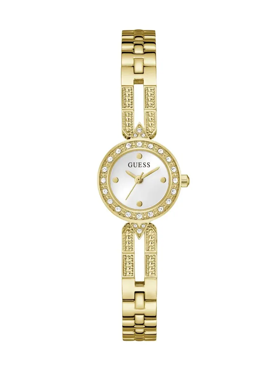 Женские часы с золотистым корпусом, 23 мм GUESS