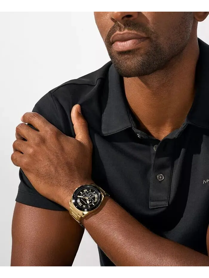 Мужские часы Alek Chronograph из нержавеющей стали золотистого цвета, 44 мм Michael Kors — изображение 4 из 4