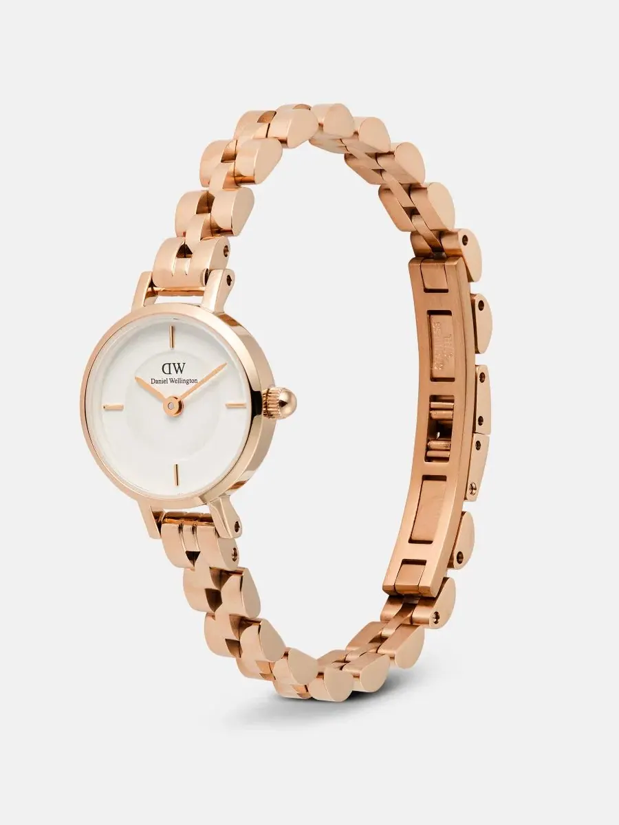 Женские часы с розово-золотистым браслетом, 19 мм Daniel Wellington — изображение 2 из 5, оттенок розовый золотистый
