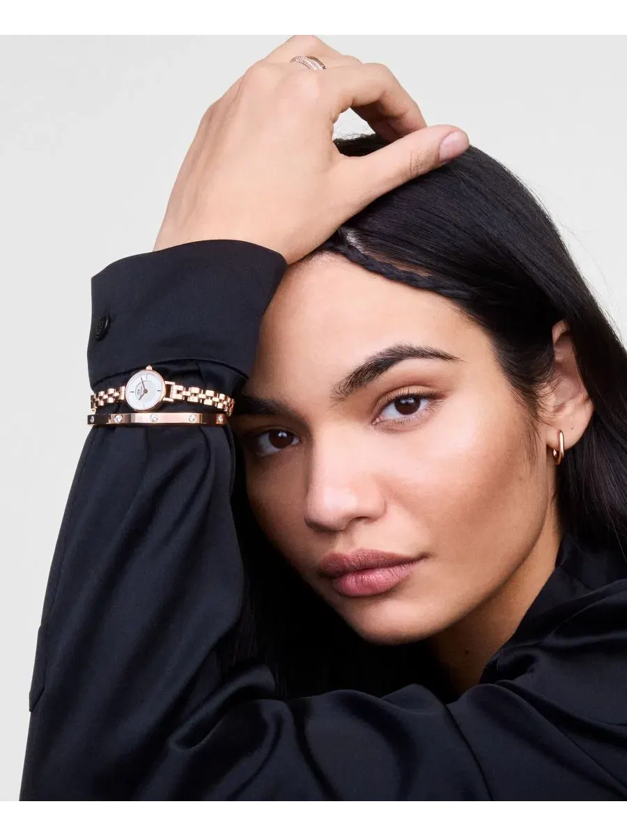 Женские часы с розово-золотистым браслетом, 19 мм Daniel Wellington — изображение 5 из 5, оттенок розовый золотистый