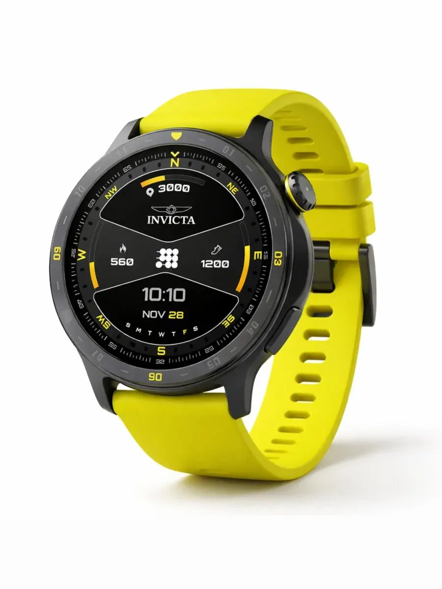 Наручные часы с цифровым дисплеем 45 мм I-Tech ITECH-002 Invicta — изображение 1 из 3, оттенок желтый