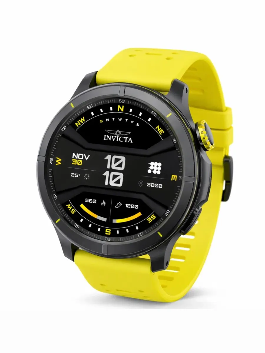 Наручные часы с цифровым дисплеем 45 мм I-Tech ITECH-002 Invicta — изображение 3 из 3, оттенок желтый
