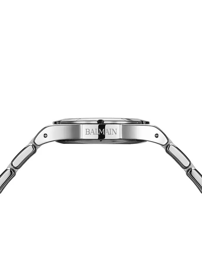 Женские швейцарские часы Be Balmain Moonphase Diamond (1/20 карата) из нержавеющей стали с — изображение 3 из 4