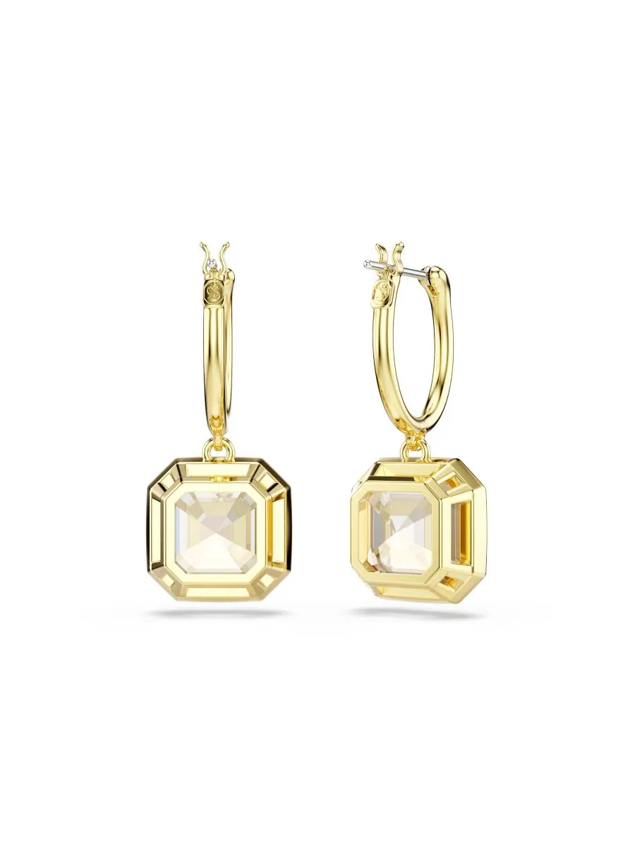Серьги-подвески Millenia с золотым покрытием Swarovski — изображение 5 из 6, оттенок золото