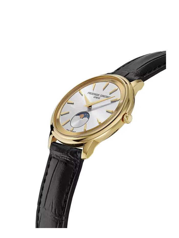 Мужские часы Moneta Moonphase с коричневым ремешком, 37mm Frederique Constant — изображение 2 из 3