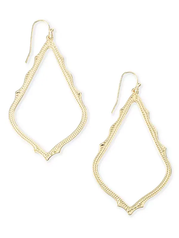 Подробные серьги-подвески Kendra Scott — изображение 1 из 3, оттенок золото