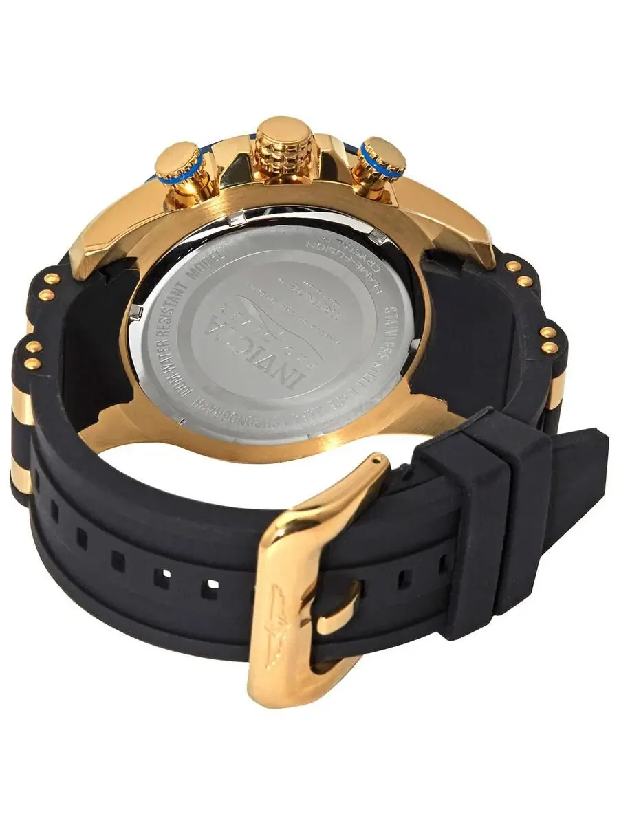 Мужские кварцевые часы-хронограф Pro Diver 22341 с циферблатом Invicta — изображение 3 из 3, оттенок черный/золотистый