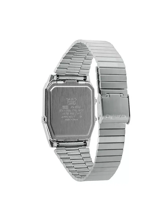 Часы Casio унисекс из нержавеющей стали серебристого цвета, 32,1 мм, AQ800E-7A2VT G-Shock — изображение 3 из 3