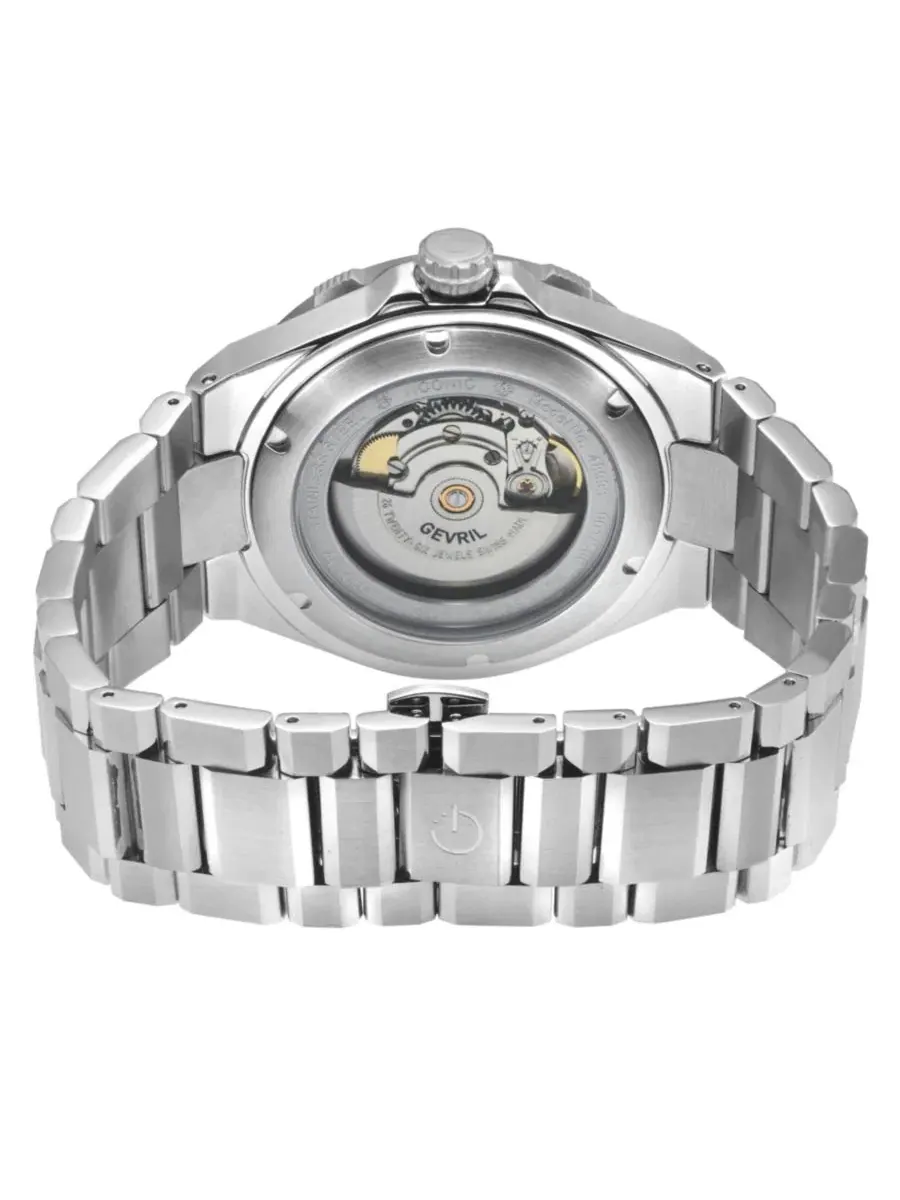 Мужские часы Ticonic Swiss Automatic с браслетом из нержавеющей стали, 44,75 мм Gevril — изображение 3 из 3