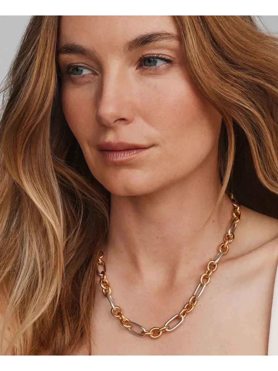 Ожерелье Embry Mixed Metal Link and Chain Kendra Scott — изображение 4 из 7, оттенок мульти