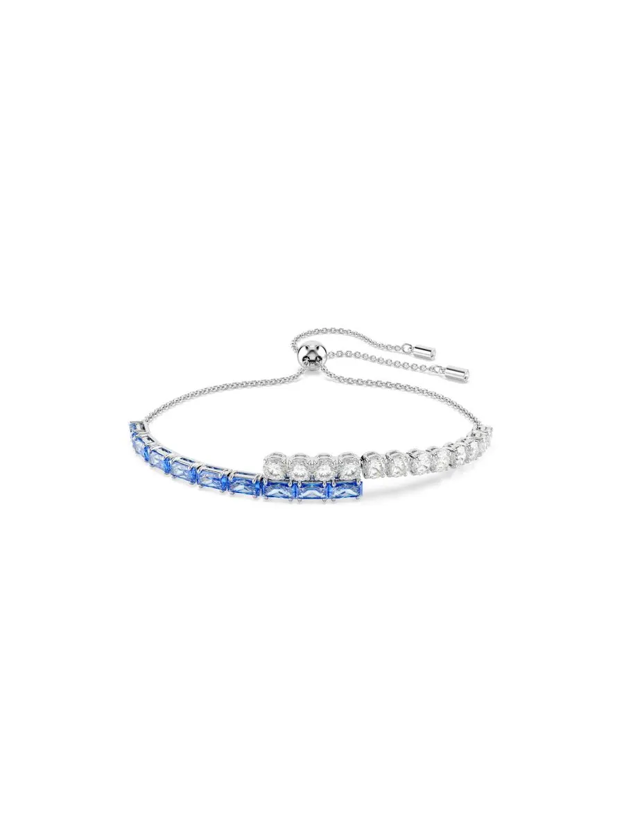 Браслет Swarovski Matrix с родиевым покрытием Swarovski — изображение 1 из 7, оттенок синий