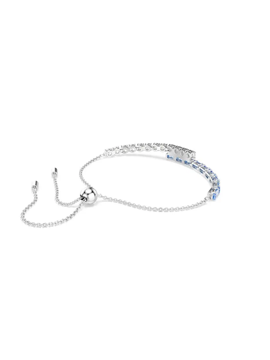 Браслет Swarovski Matrix с родиевым покрытием Swarovski — изображение 3 из 7, оттенок синий