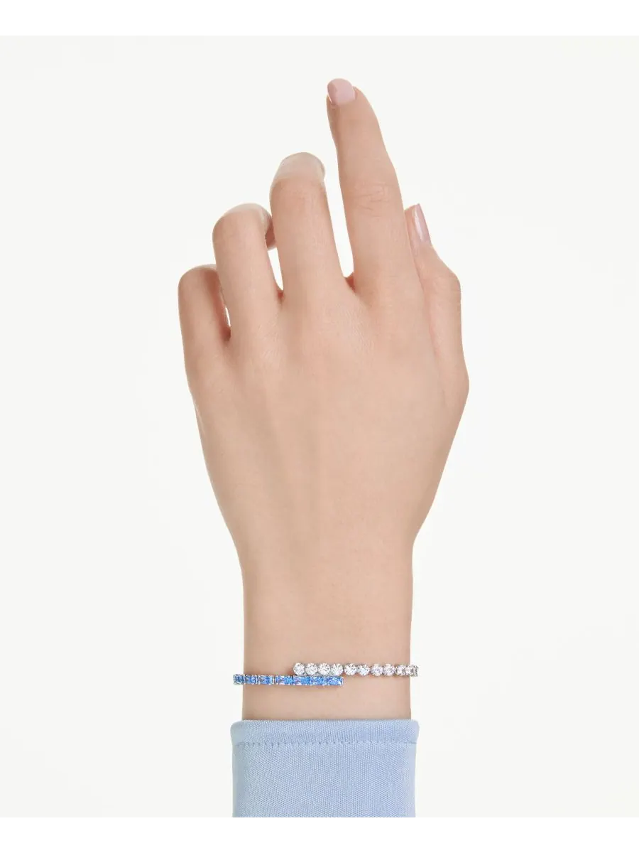 Браслет Swarovski Matrix с родиевым покрытием Swarovski — изображение 6 из 7, оттенок синий