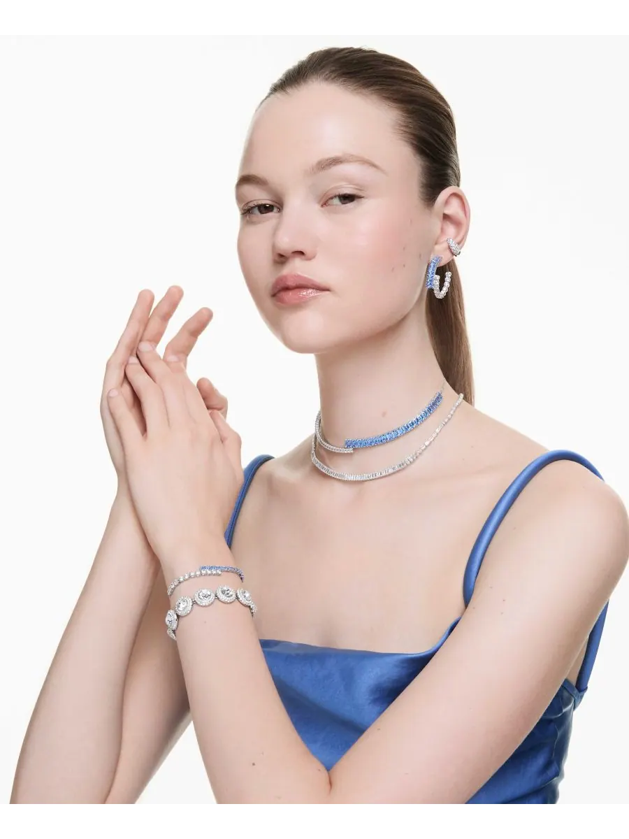 Браслет Swarovski Matrix с родиевым покрытием Swarovski — изображение 7 из 7, оттенок синий