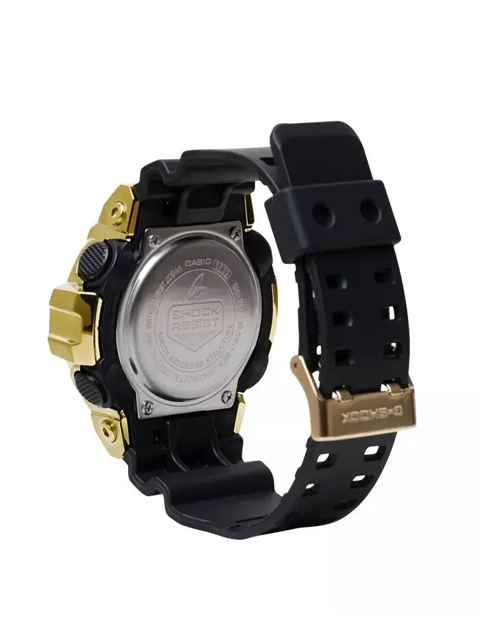 Мужские японские кварцевые часы из черной смолы, 53,4 мм, GM700G-9A G-Shock — изображение 2 из 3, оттенок черный