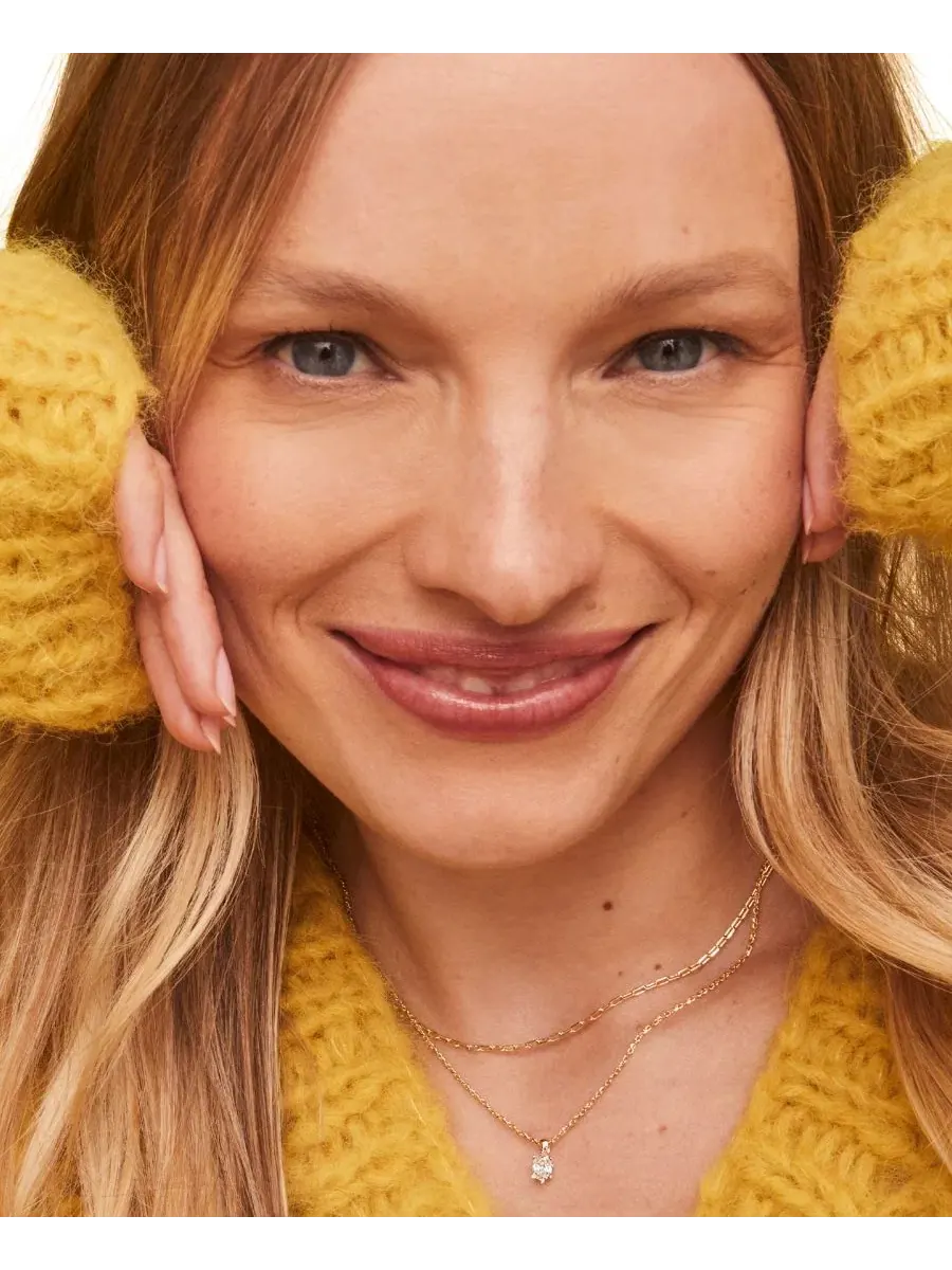 Многослойное колье Cailin с кубическим цирконием Kendra Scott, золото/кристалл — изображение 4 из 4, оттенок золотистый