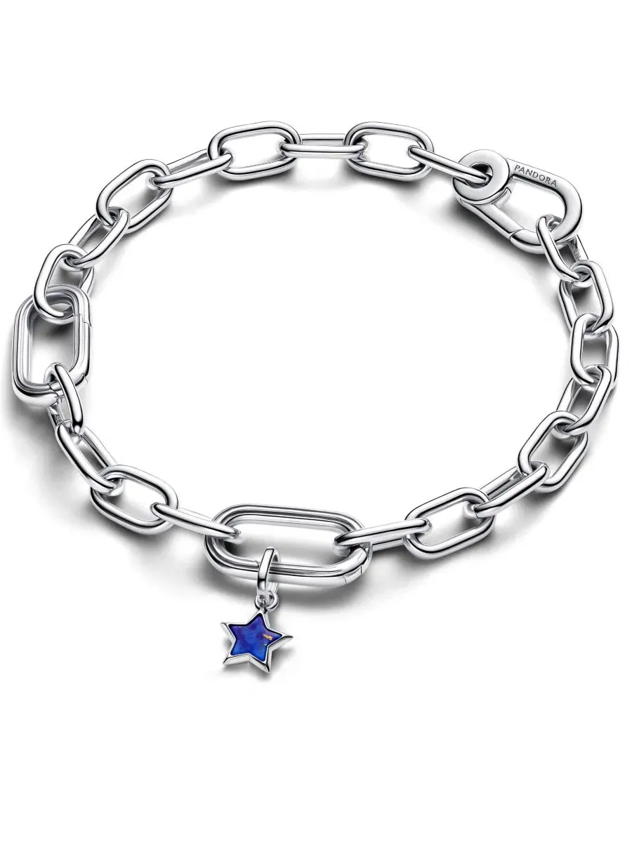 Мини-подвеска «Голубая звезда» Pandora — изображение 2 из 3, оттенок серебристый
