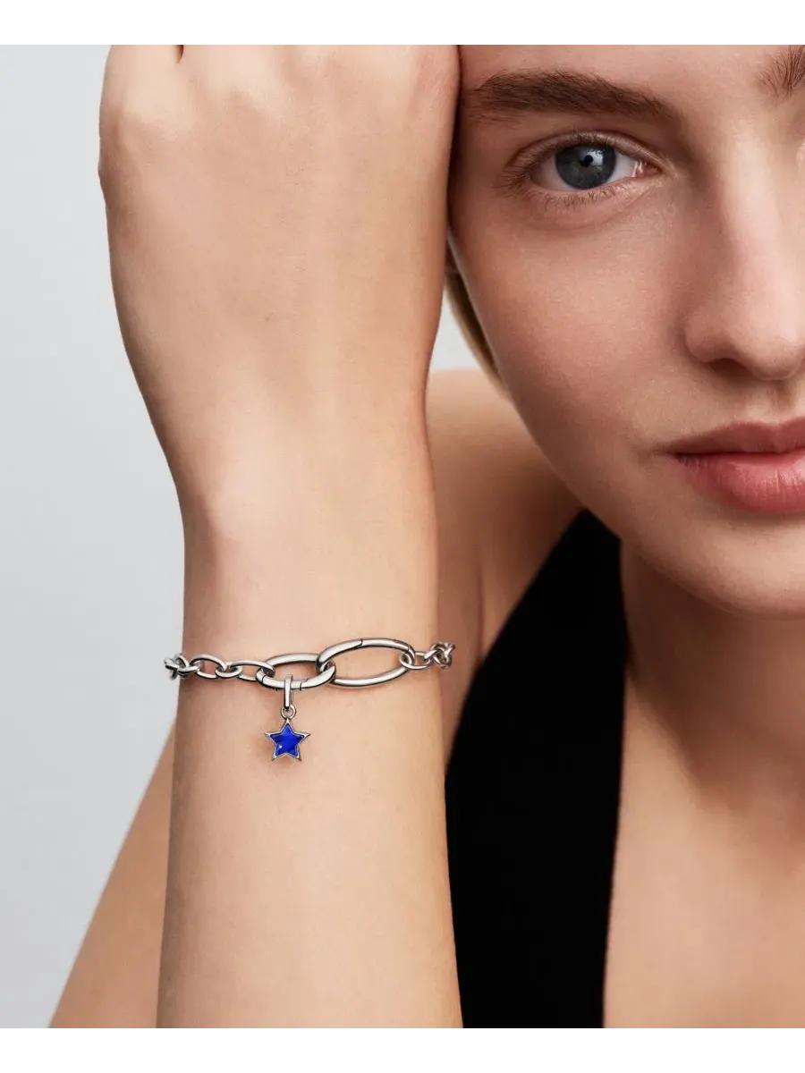 Мини-подвеска «Голубая звезда» Pandora — изображение 3 из 3, оттенок серебристый